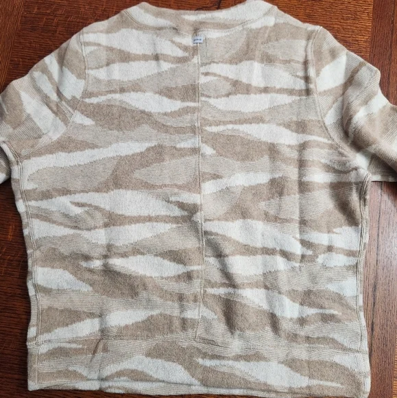 PrAna Snowbound Sweater NWT size XL tan beige recycled wool - Picture 5 of 14